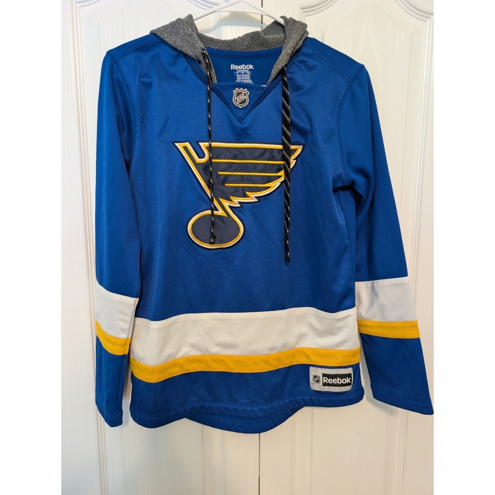 Reebok ST. Louis Blues Woman's Hockey Jersey Size Small hoodie
